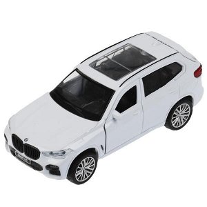 X5-12-WH Машина металл BMW X5 M-SPORT 12 см, двери, багаж, бел, кор. Технопарк в кор.2*36шт