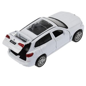 X5-12-WH Машина металл BMW X5 M-SPORT 12 см, двери, багаж, бел, кор. Технопарк в кор.2*36шт