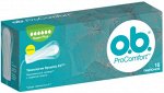 О.Б. тампоны ProComfort Super Plus 16 шт