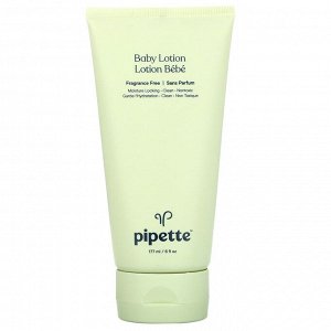 Pipette, Baby Lotion, Fragrance Free, 6 fl oz (177 ml)