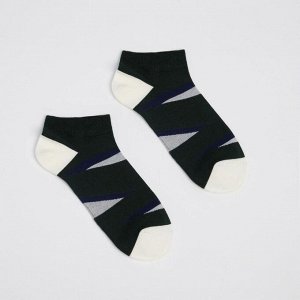 Набор носков мужских MINAKU «Молнии», 5 пар, размер 40-41 (27 см)