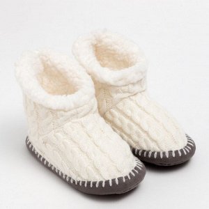 Носки-тапочки женские MINAKU «Домашние», цвет белый, размер 35 (22 см)