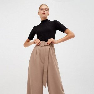 Джемпер (боди) женский MINAKU SLIM FIT: цвет чёрный