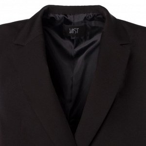 Пиджак женский двубортный MIST plus-size, цвет чёрный