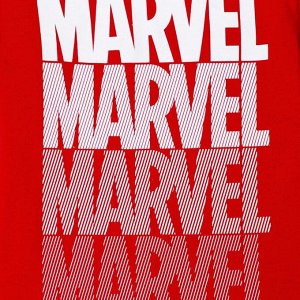 Футболка MARVEL, рост 86-92, красный