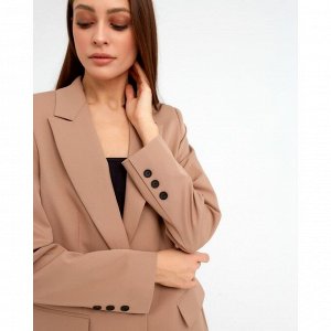 Пиджак женский однобортный MIST, коричневый