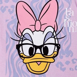 Футболка детская "Daisy" Disney, рост, лиловый