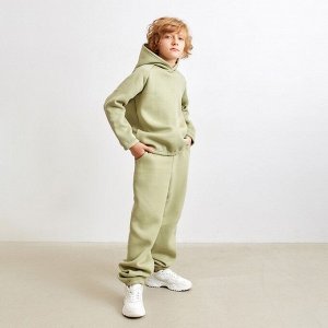 Брюки детские MINAKU: Basic Line KIDS цвет оливковый.