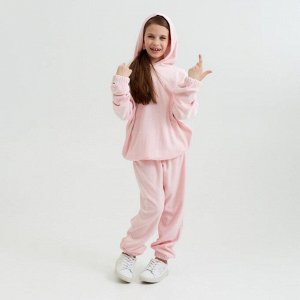 Костюм для девочки (худи, брюки) MINAKU: Casual Collection KIDS цвет персиковый, рост 104