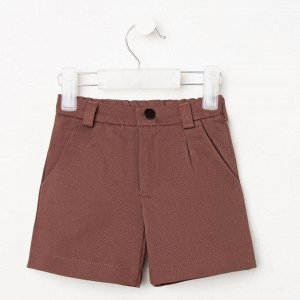 Шорты для мальчика MINAKU: Casual collection KIDS, цвет шоколадный.