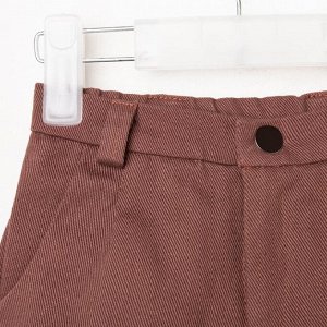 Шорты для мальчика MINAKU: Casual collection KIDS, цвет шоколадный.