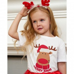 Набор для фотосессии KAFTAN "Рождественский олененок": юбка и ободок