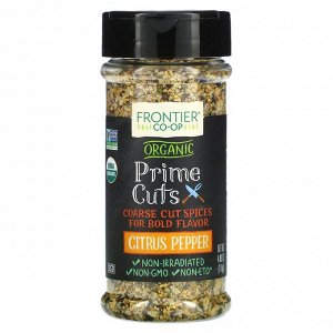 Frontier Natural Products, Organic Prime Cuts, Citrus Pepper, 4.09 oz (116 g)