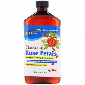 North American Herb & Spice, Эссенция лепестков роз, 12 жидких унций (355 мл)