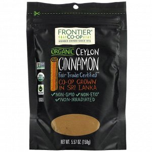 Frontier Natural Products, Organic Ceylon Cinnamon, 5.57 oz (158 g)