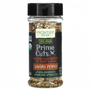 Frontier Natural Products, Organic Prime Cuts, Savory Pepper, 3.99 oz (113 g)