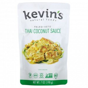 Kevins Natural Foods, Thai Coconut Sauce, 7 oz (198 g)