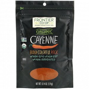 Frontier Natural Products, Organic Cayenne, 6.14 oz (174 g)