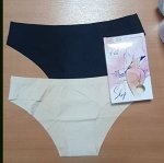 Слипы из мягкого полотна, бесшовные по ножке и поясу.