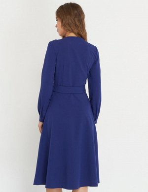 A.Karina ZAP Платье-запах/цвет синий (однотонное)