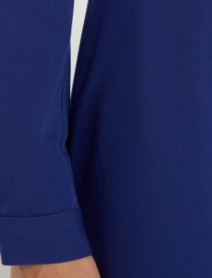 A.Karina ZAP Платье-запах/цвет синий (однотонное)