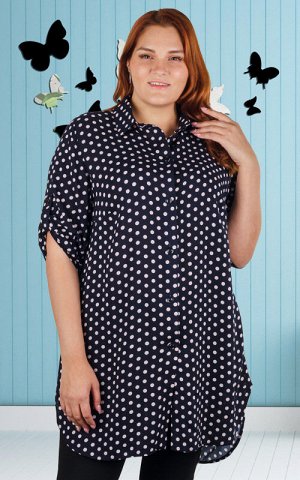 Туника-рубашка женская 252405, размер 54-60