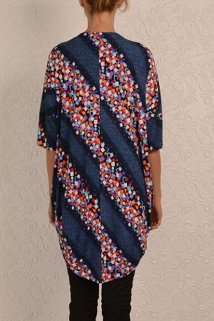 Женская блузка с рисунком 1232 размер 48, 50, 56