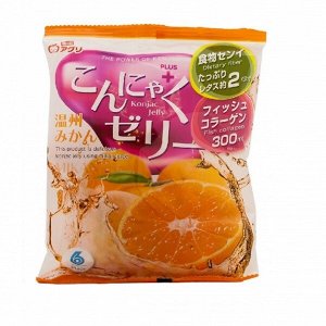Желе “Yukiguni Aguri” порционное Конняку со вкусом мандарина (6шт х18г), 108г