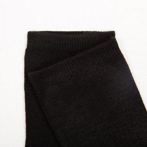 Носки детские, цвет чёрный