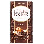 Шоколад FERRERO ROCHER DARK 55% Hazelnut 90 г