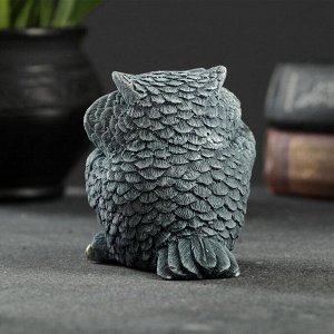 Фигурка гипс «Сова с книгами», серо-голубой, 10x6x6 см