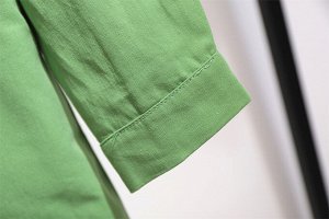 Женский комбинезон с рукавами, цвет зеленый