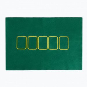 СИМА-ЛЕНД Покер, набор для игры (карты 2 колоды, фишки с номин. 100 шт, сукно 40 х 60 см)