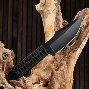 Нож метательный "Кремень" сталь - 420, рукоять - обмотка паракордом, 24 см