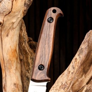 Нож охотничий "Пионер" с ножнами, сталь - AUS8, рукоять - дерево