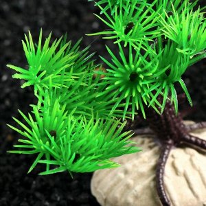 Растение искусственное аквариумное Пижон Аква, 9 см