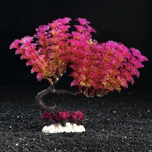 Растение искусственное аквариумное Пижон Аква, 19 см