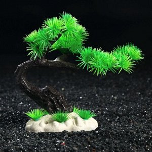 Растение искусственное аквариумное, 14 см