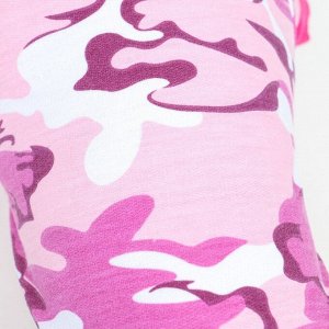 Кофта с капюшоном "Пустыня", флис, размер M (ДС 25, ОШ 26, ОГ 38 см), розовое
