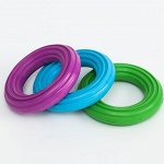 Игрушка для собак Gamma &quot;Кольцо резное малое&quot;, каучук, 8,5 см, 1 шт