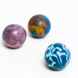 Игрушка для собак из резины "Мяч литой малый", каучук, 5 см, микс цветов