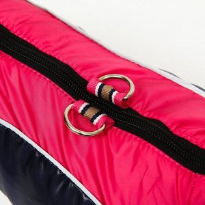 Куртка со светоотражающими полосами, размер 8 (ДС 23, ОГ 30, ОШ 22 см), розово-филолетовая