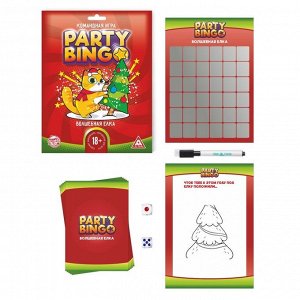 Командная игра «Party Bingo. Волшебная ёлка», 13 карт, маркер, 18+