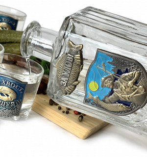 Набор для крепких напитков на подарок рыбаку – графин и 6 стопок, которые удивят и впечатлят получателя (Цвет упаковки может отличаться, подробности уточняйте у менеджера.) №35