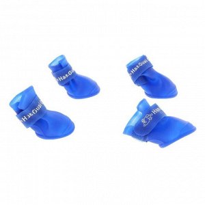 Сапоги резиновые "Вездеход", набор 4 шт., р-р S (подошва 4 Х 3 см), синие