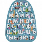 Накидка-незапинайка Веселые буквы, ПВХ, 60 х 45, А-048/6