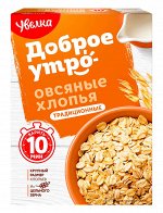 Увелка хлопья овсяные традиционные 400гр.кор.