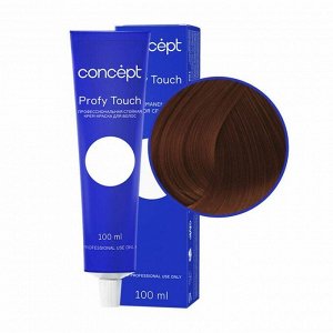 Concept Profy Touch 6.4 Профессиональный крем-краситель для волос, медно-русый, 100 мл