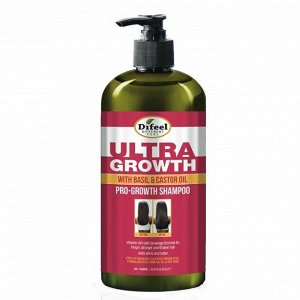Шампунь для роста волос с базиликом и кастором Difeel Ultra Growth Basil-Castor Shampoo, 354,9 мл