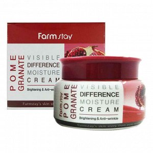 FarmStay Антивозрастной крем для лица / Visible Difference Moisture Cream Pomegranate, 100 г
